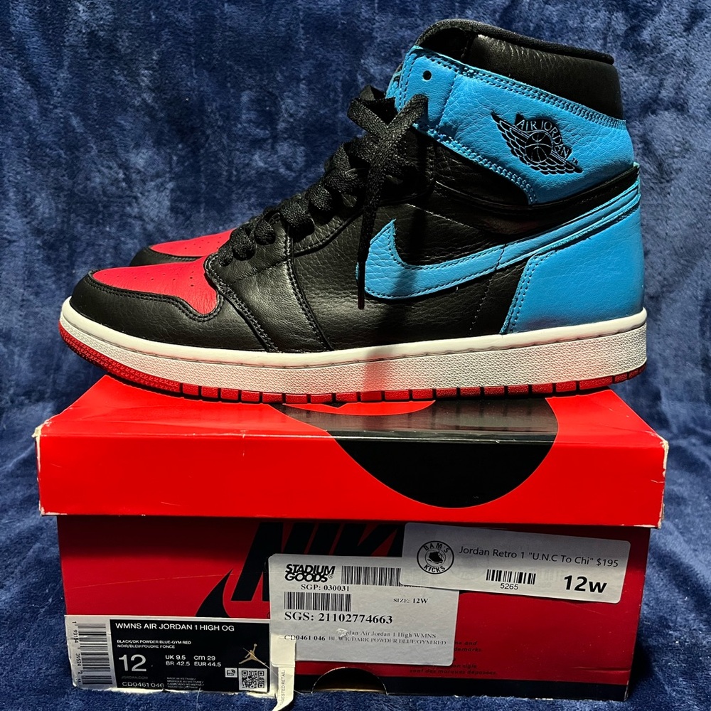 Air Jordan 1 Retro High OG UNC to CHI